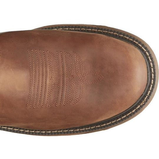 Justin Men's Rush 11" Nano Composite Toe Western Work Boot -Brown- SE4334 - Overlook Boots