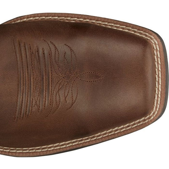 Justin Men's Canter Steel Toe Slip Resistant Western Work Boot -Brown- SE4510 - Overlook Boots