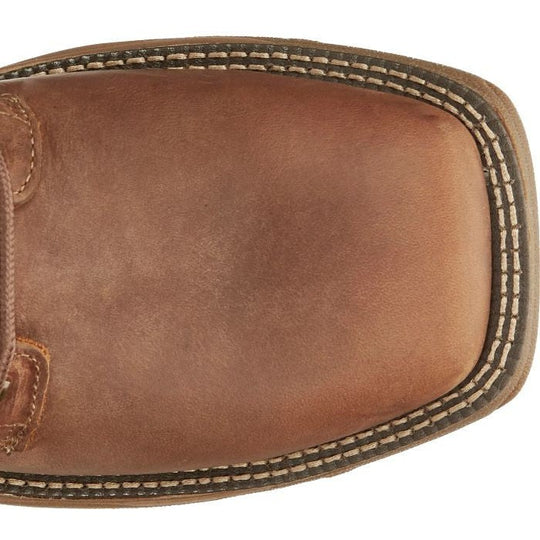 Justin Men's Rush 8" Waterproof Lace Up Western Work Boot -Brown- SE467 - Overlook Boots