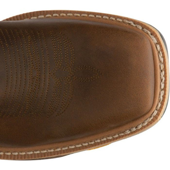 Justin Men's RoughNeck 12" Western Work Boot - Brown - WK2116  - Overlook Boots