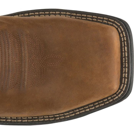 Justin Men's Rush 11" Composite Toe Western Work Boot -Tan- WK4337 - Overlook Boots