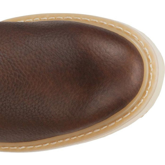 Justin Men's Axe 10" Soft Toe Wedge Western Work Boot -Brown- WK4908  - Overlook Boots