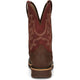 Justin Men's Resistor 11" Composite Toe Waterproof Western Work Boot- Brown- CR4007 - Overlook Boots
