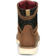 Justin Men's Ledbetter 8" Steel Toe Waterproof Western Work Boot- Brown- HW693 - Overlook Boots