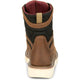 Justin Men's Harrold 8" Steel Toe Western Work Boot- Brown- HW695 - Overlook Boots