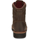 Justin Men's Rivot 8" Waterproof Steel Toe Western Work Boot -Brown- OW458 - Overlook Boots