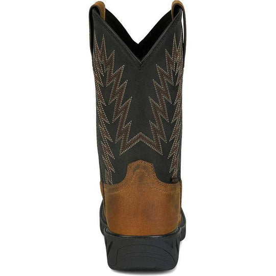 Justin Men's Taskmaker 11" Waterproof Western Work Boot - Brown - PD4072 - Overlook Boots