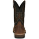 Justin Men's Bolt 11" Square Toe Western Work Boot - Brown - SE4112  - Overlook Boots
