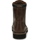 Justin Men's Pulley 8" Steel Toe Lace Up Western Work Boot -Brown- SE682  - Overlook Boots