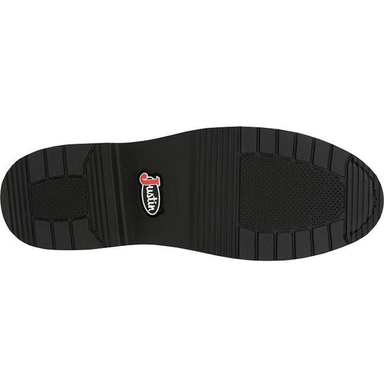 Justin Men's Round Up 10" Waterproof Western Work Boot -Brown- OW6604 - Overlook Boots