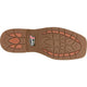 Justin Men's Buster 11" Square Toe Pull On Western Work Boot -Brown- SE3100 - Overlook Boots