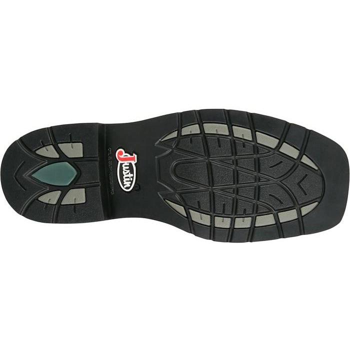 Justin Men's Apprentice 11" Steel Toe Western Work Boot- Coffee- SE4245 - Overlook Boots