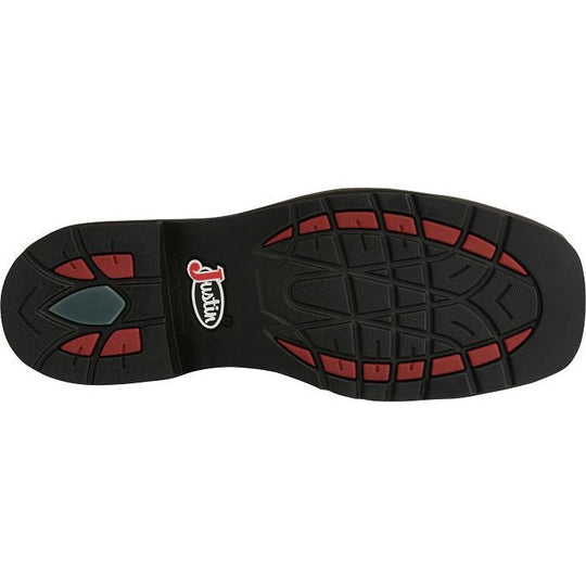 Justin Men's Driller 8" Composite Toe Waterproof Western Work Boot -Brown- SE462 - Overlook Boots