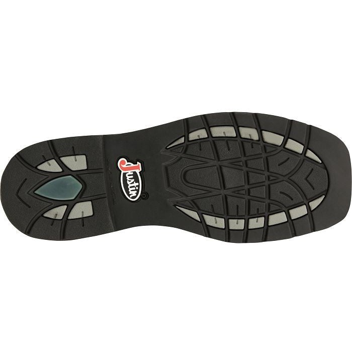 Justin Men's Driller 11" Waterproof Western Work Boot -Tan- SE4689  - Overlook Boots