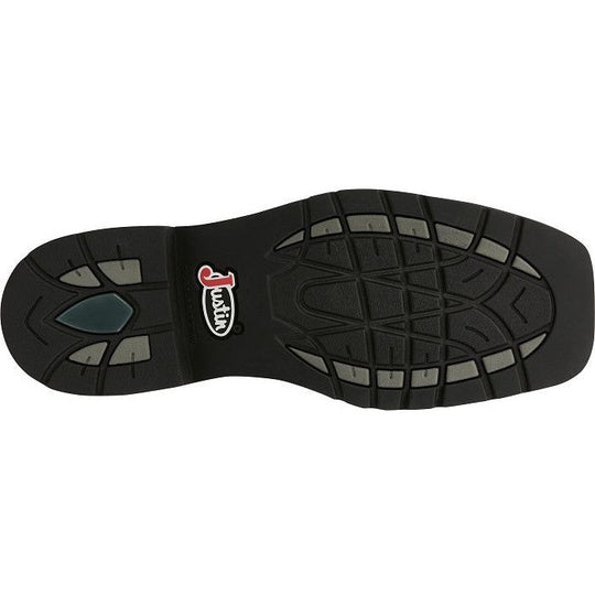 Justin Men's Driller 11" Composite Toe Wesetrn Work Boot -Black- SE4818 - Overlook Boots