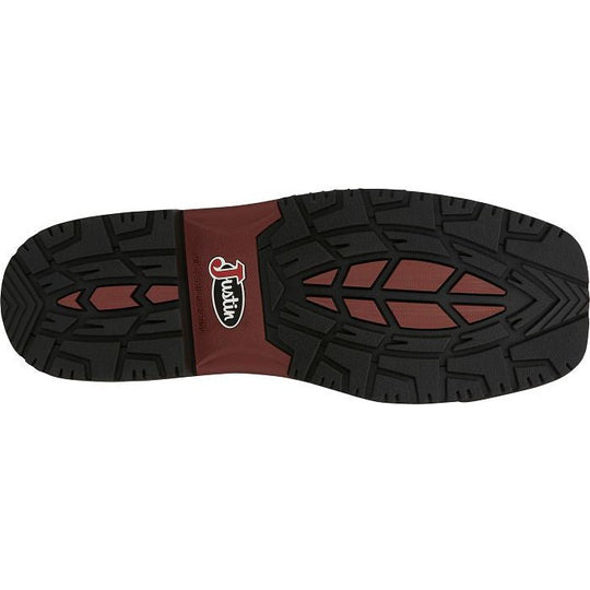 Justin Men's Derrickman 12" Composite Toe Western Work Boot -Brown- SE4835 - Overlook Boots