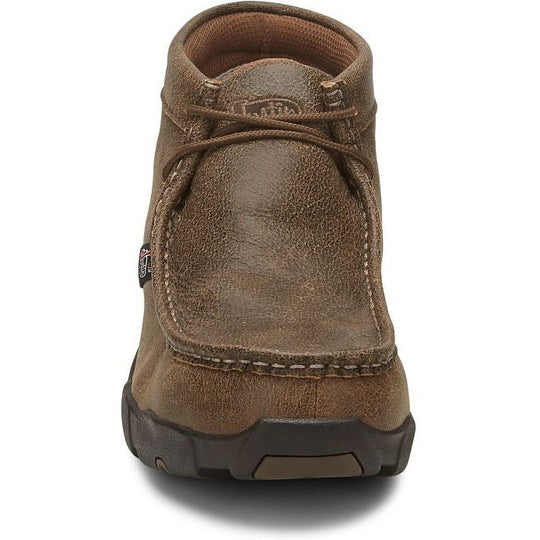 Justin Men's Cappie Steel Toe Work Boot -Tan Bomber- 237  - Overlook Boots