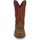 Justin Men's Nitread 11" Comp Toe Waterproof Pull On Work Boot- Brown- CR3209 - Overlook Boots