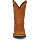 Justin Men's Lafayette 11" Steel Toe Pull On Work Boot- Brown- HL4227 - Overlook Boots