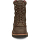 Justin Men's Rivot 8" Lace Up Western Work Boot -Brown- OW440 - Overlook Boots