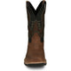 Justin Men's Bolt 11" Square Toe Western Work Boot - Brown - SE4112  - Overlook Boots