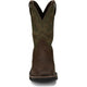 Justin Men's Driller 11" Square Toe Western Work Boot -Brown- SE4687  - Overlook Boots