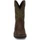 Justin Men's Driller 11" Steel Toe Western Work Boot -Brown/Green- SE4688 - Overlook Boots