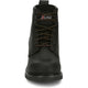 Justin Men's Dayworker 6" Steel Toe Waterproof Lace Up Work Boot- Black- SE635 - Overlook Boots