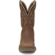 Justin Men's Rush 11" Steel Toe Western Work Boot -Tan- WK4331  - Overlook Boots