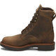 Justin Men's Blueprint 8" Lace Up USA Western Work Boot -Tan- 440  - Overlook Boots