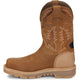 Justin Men's Montana 11" Nano Composite Toe Western Work Boot- Brown- CR2124 - Overlook Boots