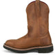 Justin Men's Ames 11" Steel Toe Waterproof Slip Resist Work Boot- Brown- HL4225 - Overlook Boots