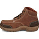 Justin Men's Corbett 5" Alloy Toe Waterproof Met Guard Work Shoe- Brown- SE255 - Overlook Boots