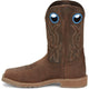 Justin Men's All Round 10" Waterproof Steel Toe Western Work Boot -Brown- SE3115 - Overlook Boots