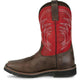 Justin Men's Apprentice 11" Steel Toe Western Work Boot - Coffee - SE4245 - Overlook Boots