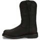 Justin Men's Dorsal 11" Steel Toe Waterproof Pull On Work Boot- Black- SE4635 - Overlook Boots