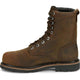 Justin Men's Pulley 8" Comp Toe Waterproof Met Guard Work Boot- Brown- SE630 - Overlook Boots