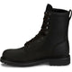 Justin Men's Truckton 8" Steel Toe Waterproof Lace Up Work Boot- Black- SE636 - Overlook Boots