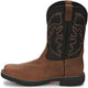 Justin Men's Rush 11" Composite Toe Western Work Boot -Tan- WK4337 - Overlook Boots