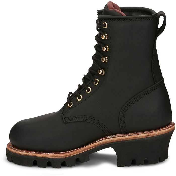 Chippewa Women's Tinsley 8" Steel Toe Waterproof 400G Ins Work Boot - Black - L73050 - Overlook Boots