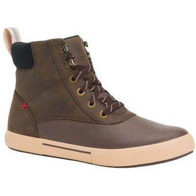 Xtratuf Men's Leather Lace 6" Waterproof Ankle Deck Work Boot -Brown- LAL900 - Overlook Boots