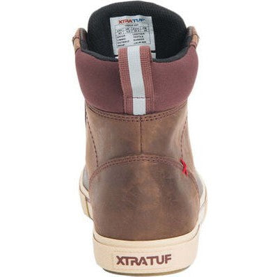 Xtratuf Women's Leather Lace 6" WP Ankle Deck Work Boot -Brown- LALW900  - Overlook Boots
