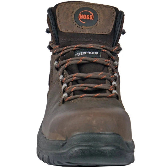 Hoss Men's Lorne 6" Composite Toe Waterproof Puncture Resist Work Boot - Brown 60416 - Overlook Boots