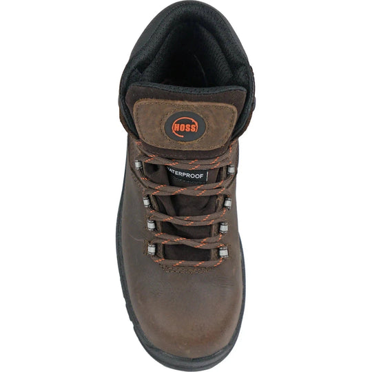Hoss Men's Lorne 6" Composite Toe Waterproof Puncture Resist Work Boot - Brown 60416 - Overlook Boots
