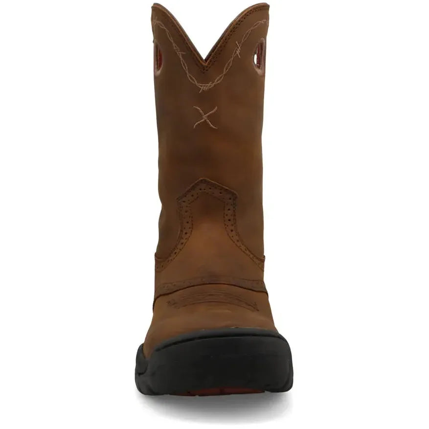 Twisted X Men's All Round 11" K Toe Work Boot- Brown- MAB0001 - Overlook Boots