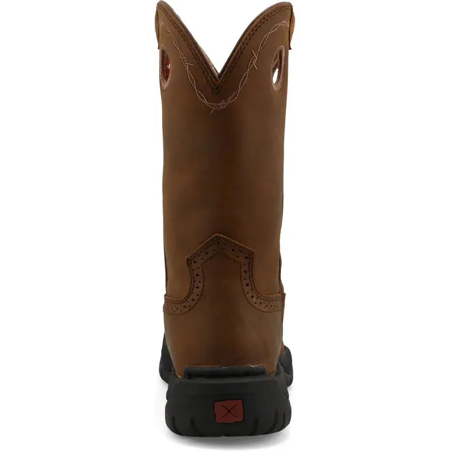 Twisted X Men's All Round 11" K Toe Work Boot- Brown- MAB0001 - Overlook Boots