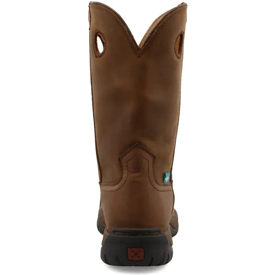 Twisted X Men's All Round 11" K Toe Waterproof Work Boot - Brown - MABW001 - Overlook Boots