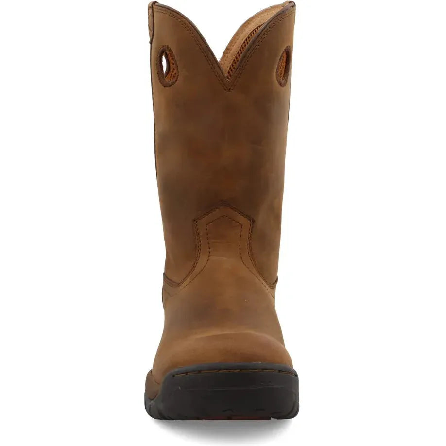 Twisted X Men's All Round 11" K Toe WP Work Boot- Brown- MABW0001 - Overlook Boots