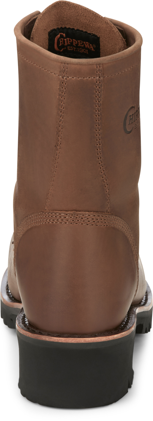 Chippewa Men's Classic 2.0 8" Steel Toe Logger Work Boot - Brown - MC2089