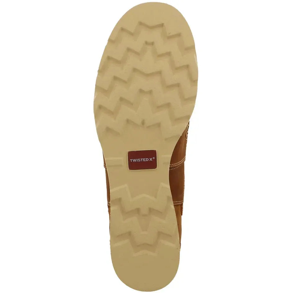 Twisted X Men's 4" Comp Toe Chelsea Wedge Sole Work Boot- Brown- MCAN001 - Overlook Boots